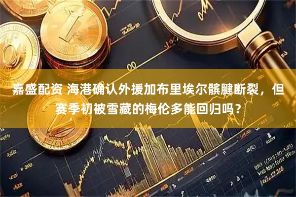 嘉盛配资 海港确认外援加布里埃尔髌腱断裂，但赛季初被雪藏的梅伦多能回归吗？